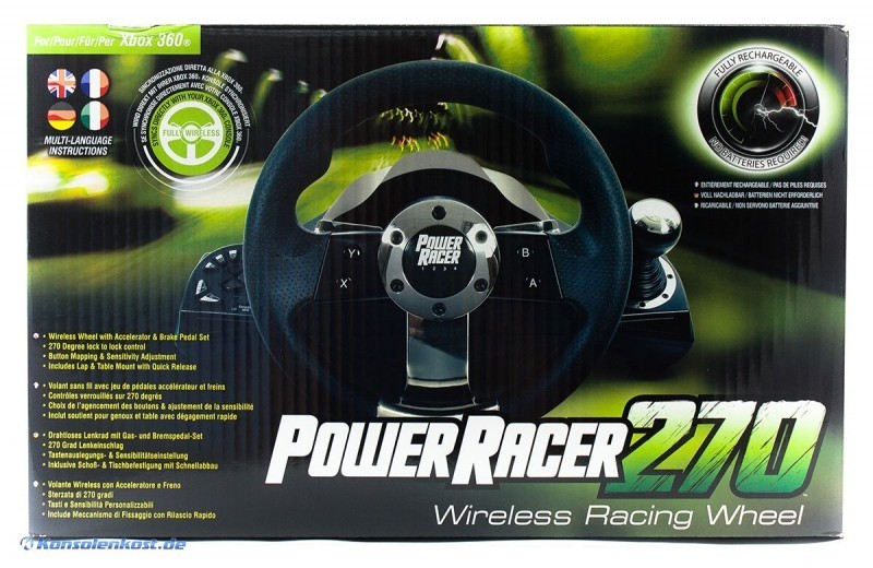 xbox 360 wireless racing wheel