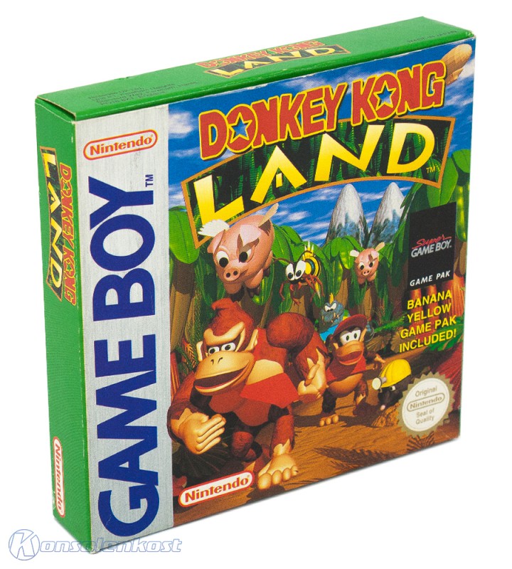 GameBoy Donkey Kong Land 1 yellow (boxed) (used) MINT CONDITION eBay