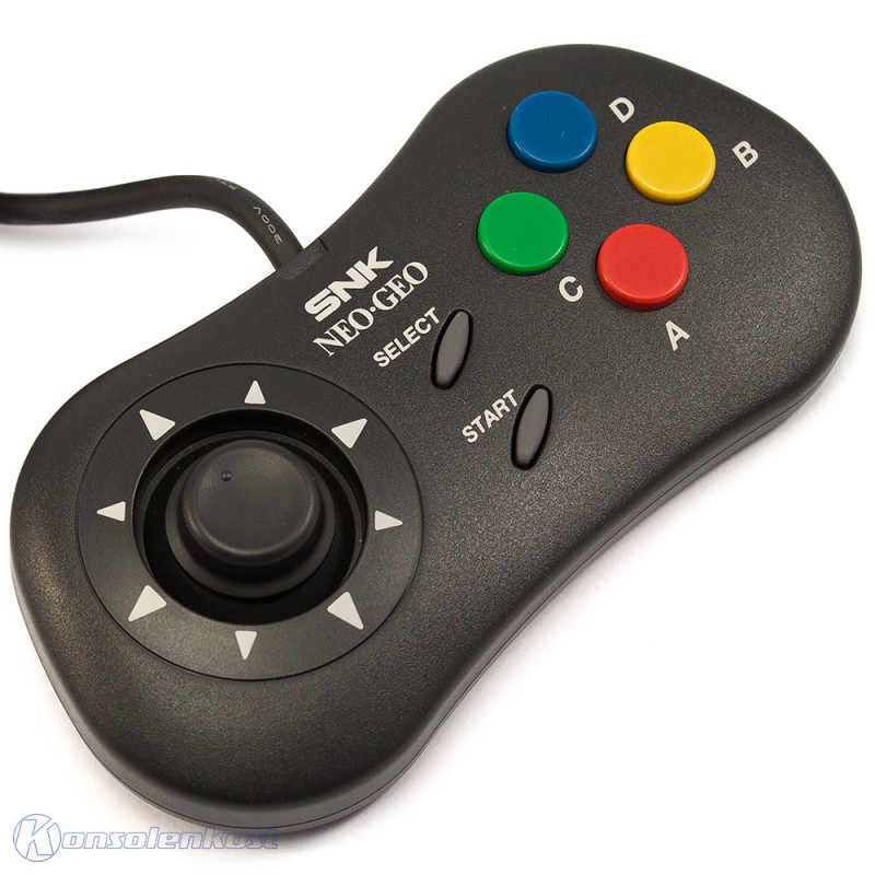 Neo Geo CD Original Controller #schwarz | Konsolenkost