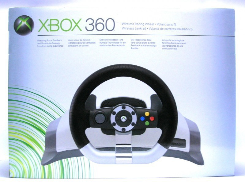 xbox 360 wireless racing wheel